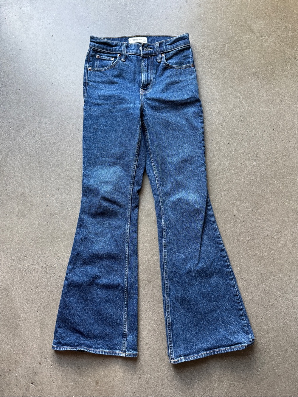 Abercrombie & Fitch High Rise Flare Jeans